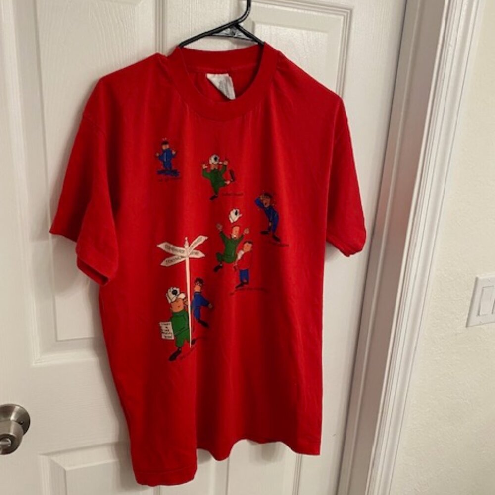 Vintage 1997 Mitel Challangers Trophy T-Shirt Size L